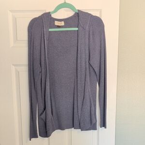 Sonoma Lavender Open-Front Cardigan
